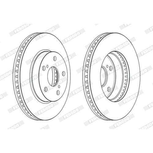 BRAKE DISC TOYOTA HILUX D4D GD6 S/CAB BRAKE DISC TOYOTA HILUX D4D GD6 S/CAB